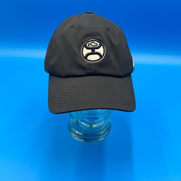 Hooey Other - Hooey‎ Mens Black Performance Adjustable Baseball Cap Hat Embroidered Logo
